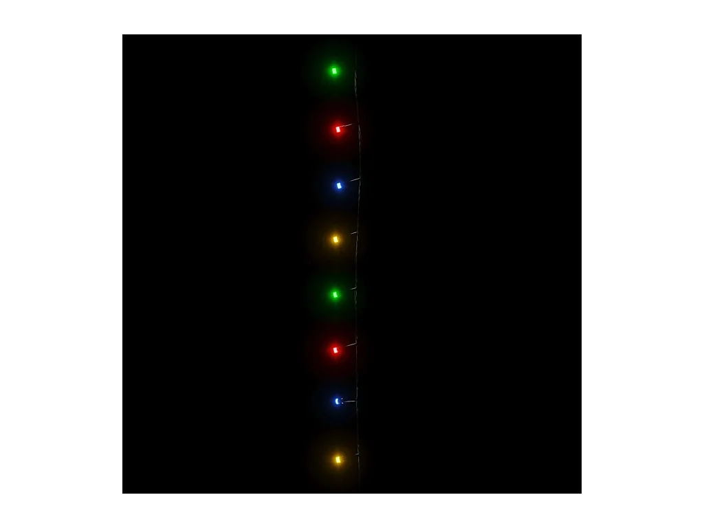 LED-Girlande mit 2000 mehrfarbigen LEDs, 200 m PVC