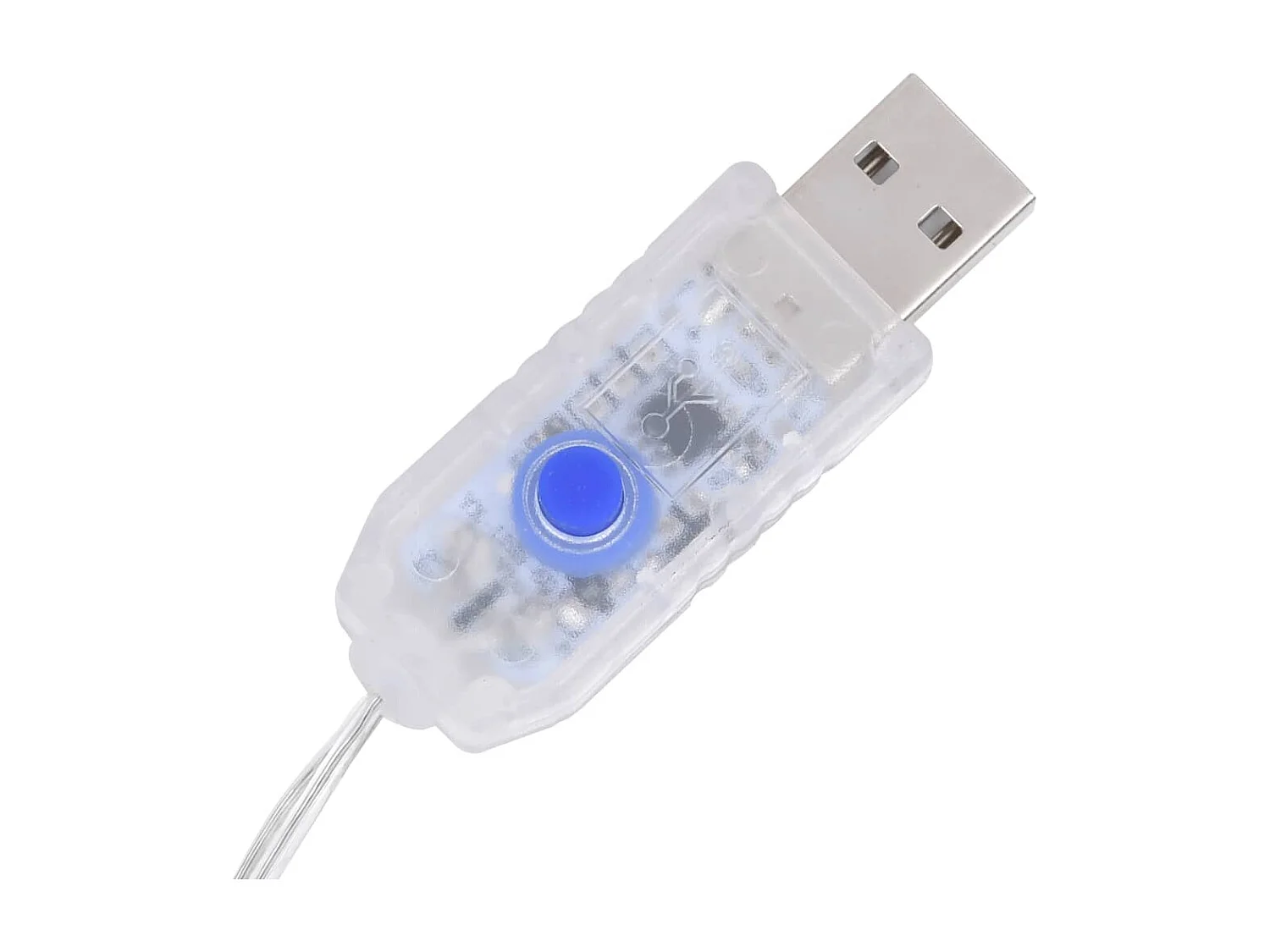 Renne volant de décoration de Noël 120 LED Doré blanc chaud