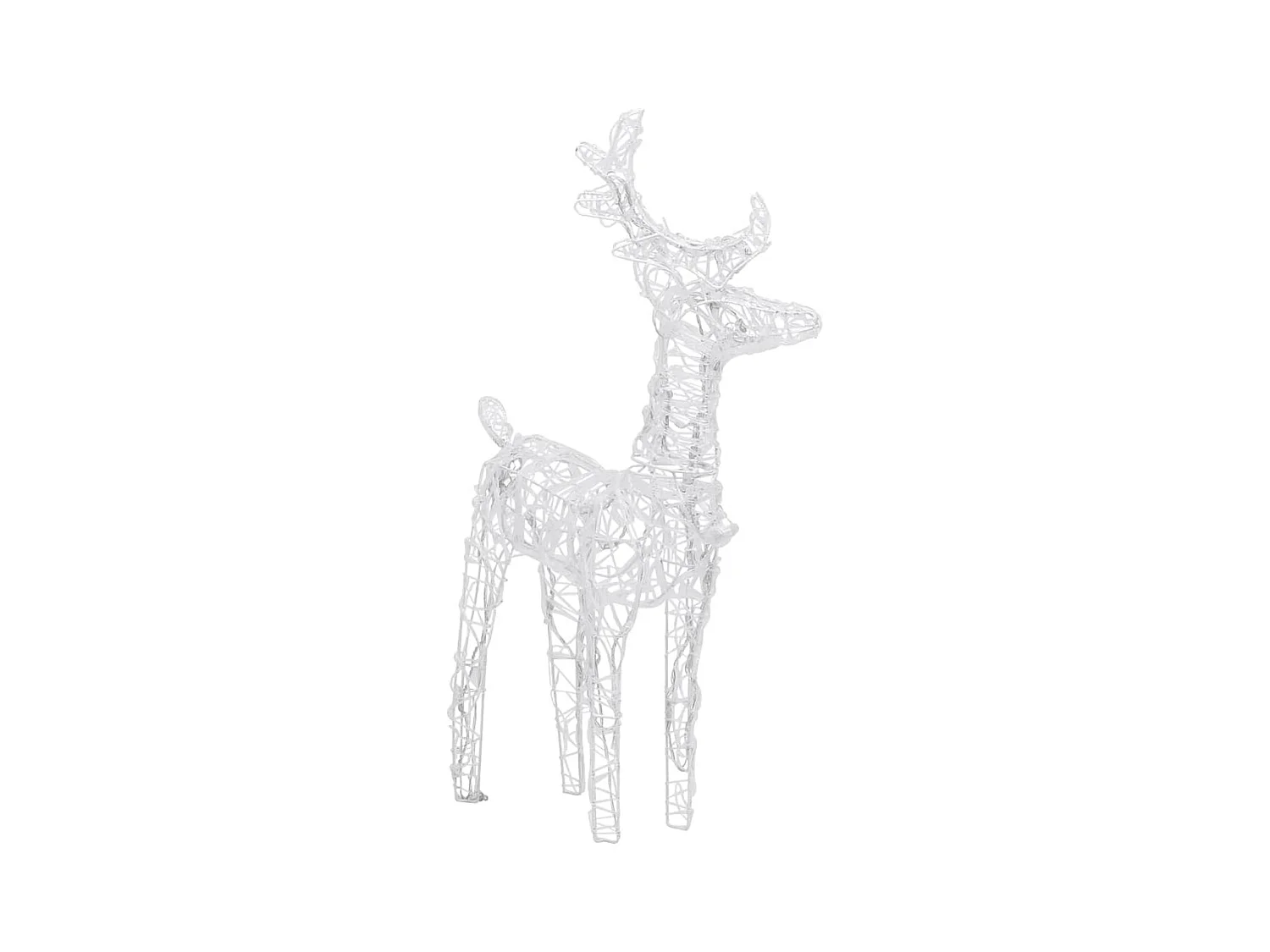 Weihnachtsdekoration Rentier und Schlitten 160 LED 130 cm Acryl