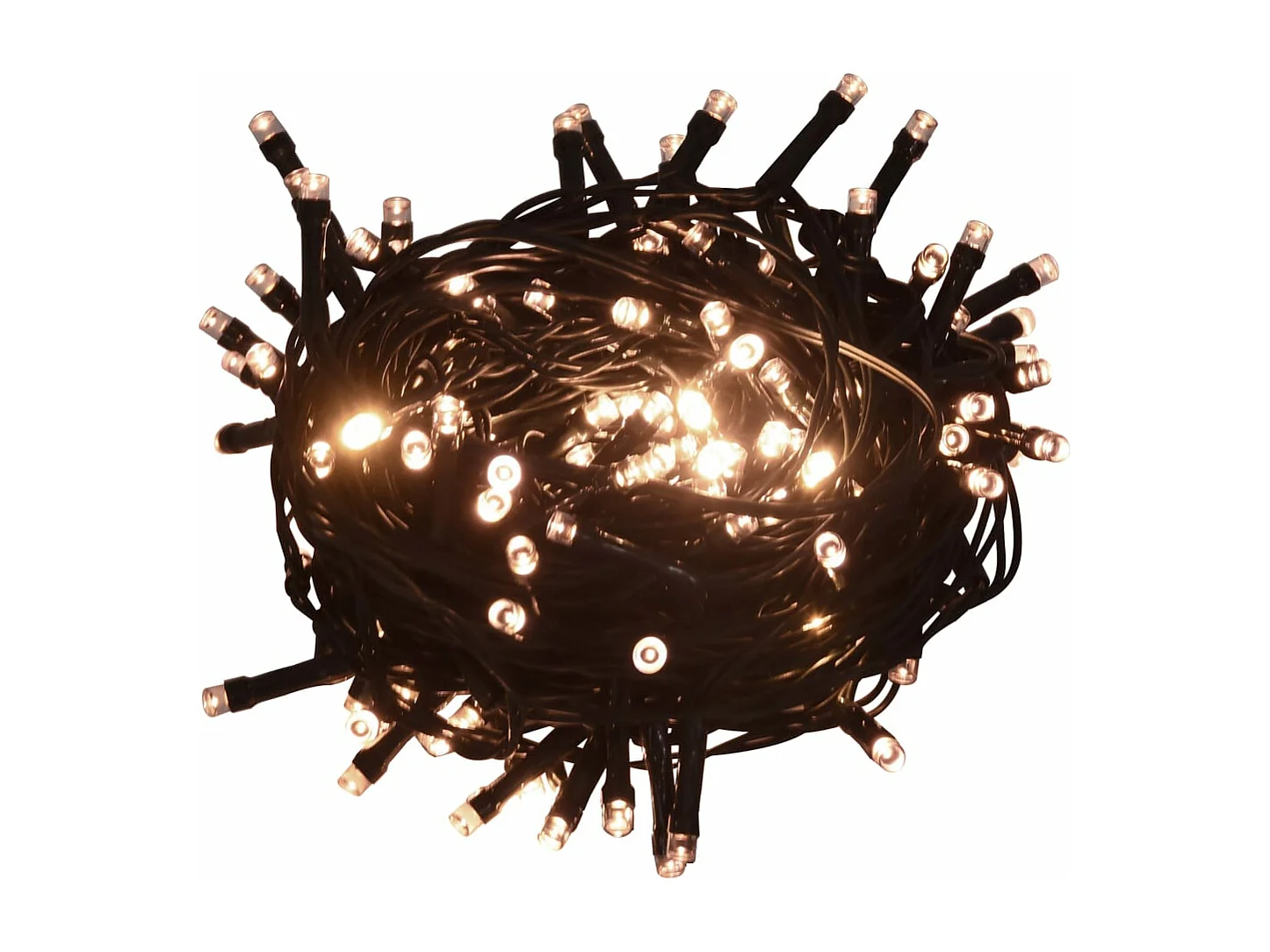 Guirlande lumineuse et 600 LED 60 m 8 effets lumineux IP44 Blanc chaud