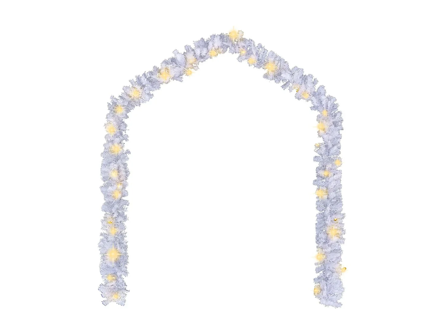 Guirnalda navideña con luces LED 5 m Blanco