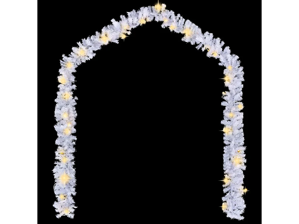 Guirnalda navideña con luces LED 5 m Blanco