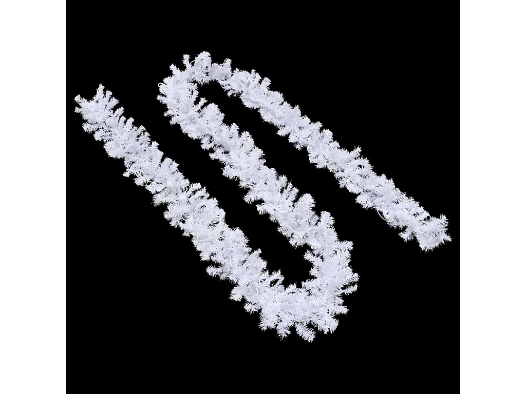 Guirlande de Noël avec lumières LED 5 m Blanc