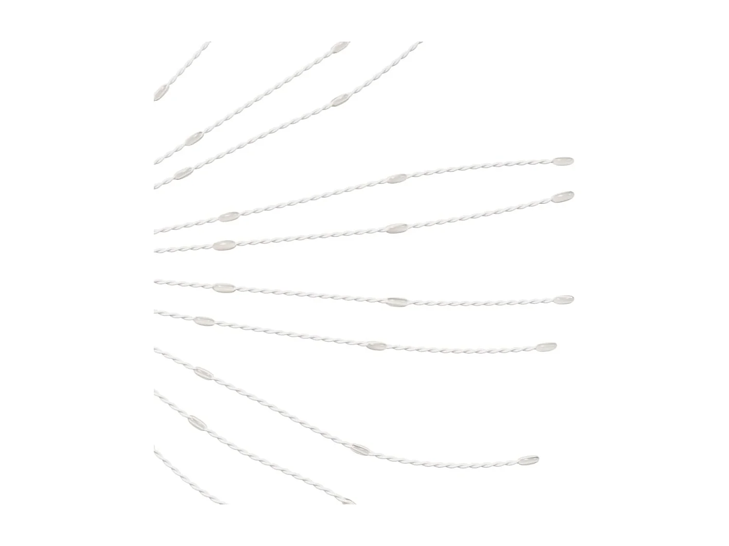 Étoile rayonnante de Noël 140 LED 2 pcs blanc froid 17 cm