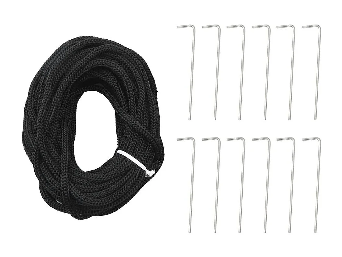 Albero di Natale illuminato su asta portabandiera 1534 LED bianchi 500 cm