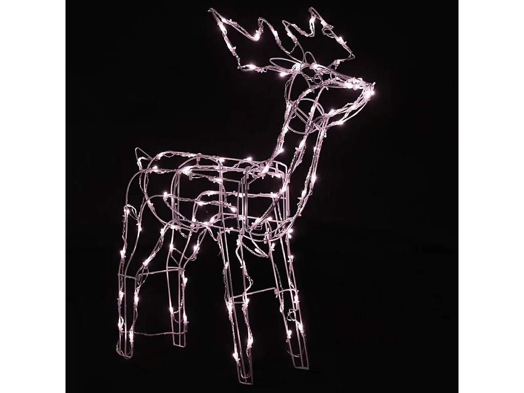 Cordón de luz navideña 3 piezas Reno 229 LED