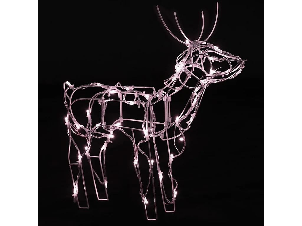 Cordón de luz navideña 3 piezas Reno 229 LED