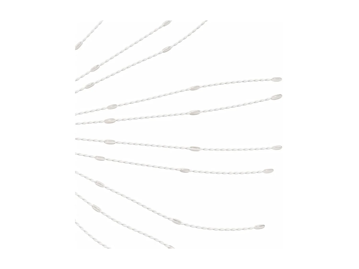 Étoile rayonnante de Noël 140 LED 8 pcs multicolore 17 cm