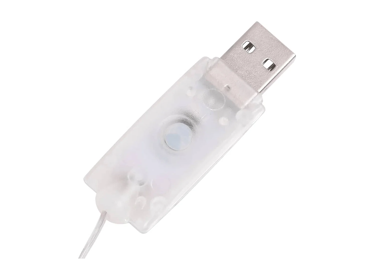 Statuetta natalizia con pupazzo di neve a LED in tessuto 120 cm