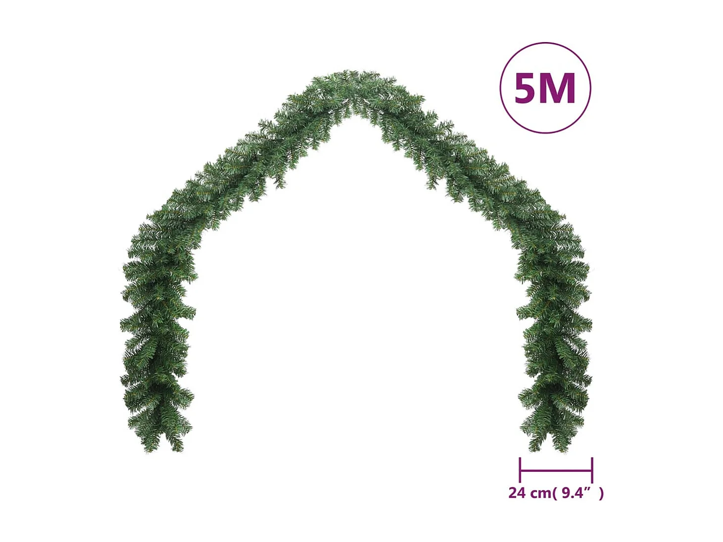 Guirlanda de Natal com luzes LED 5 m