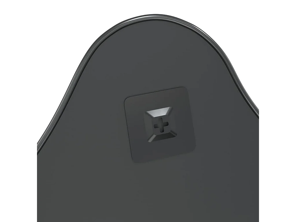 Miroir mural Noir 60x50 cm