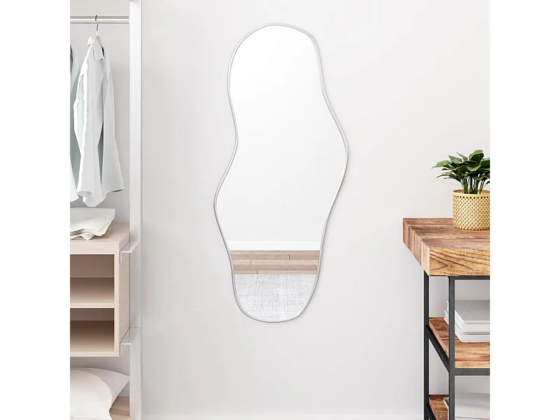 Miroir mural Argenté 100x45 cm