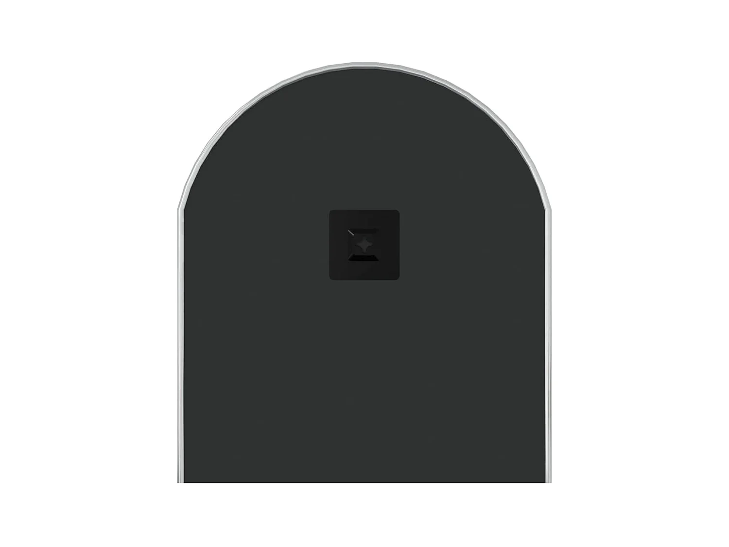 Specchio da Parete Argento 80x35 cm Ovale