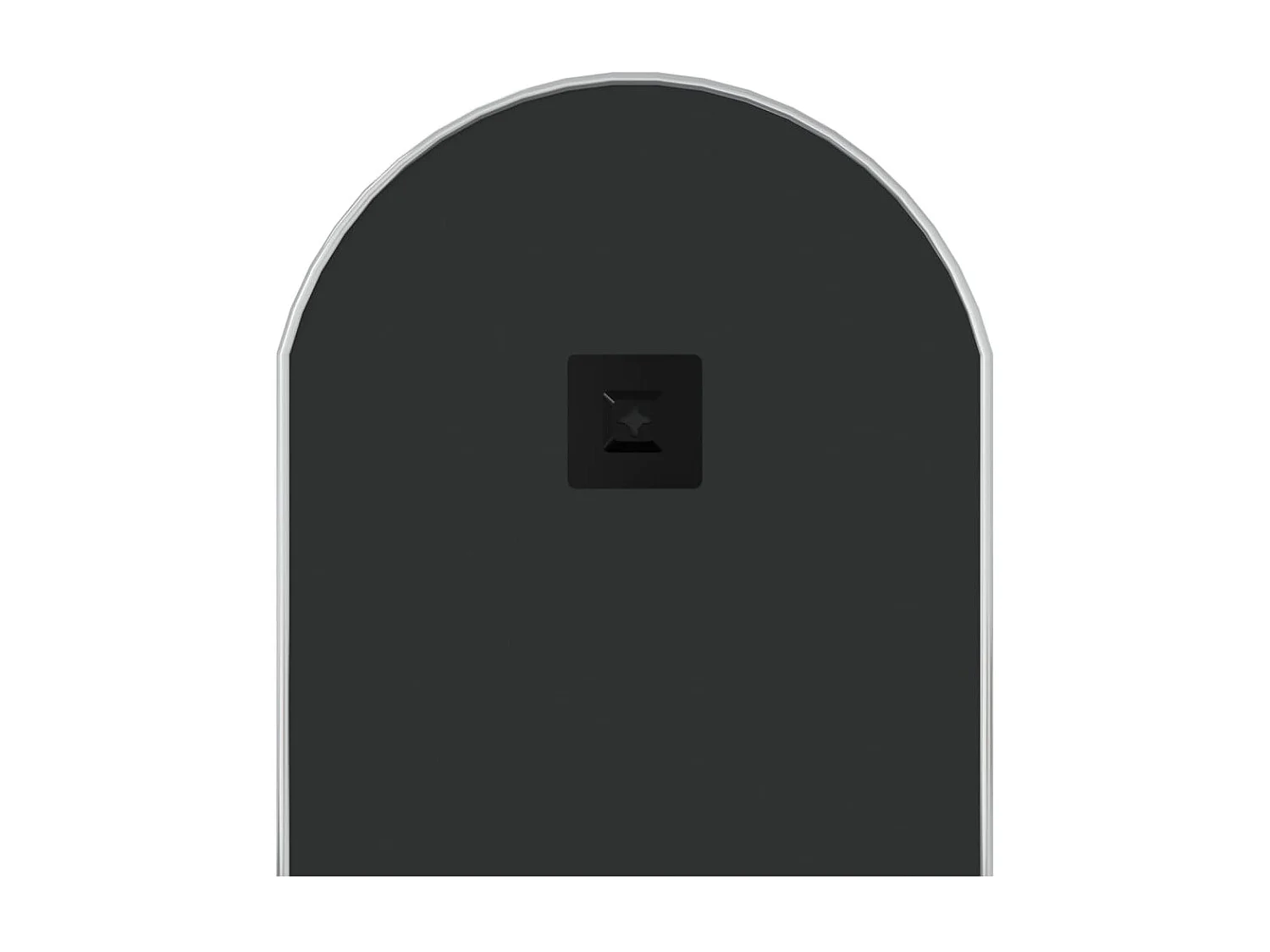 Espelho de parede 80x35 cm oval prateado