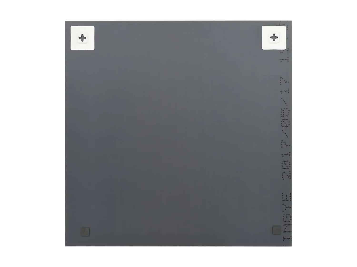 Miroir mural carré 40 x 40 cm Verre