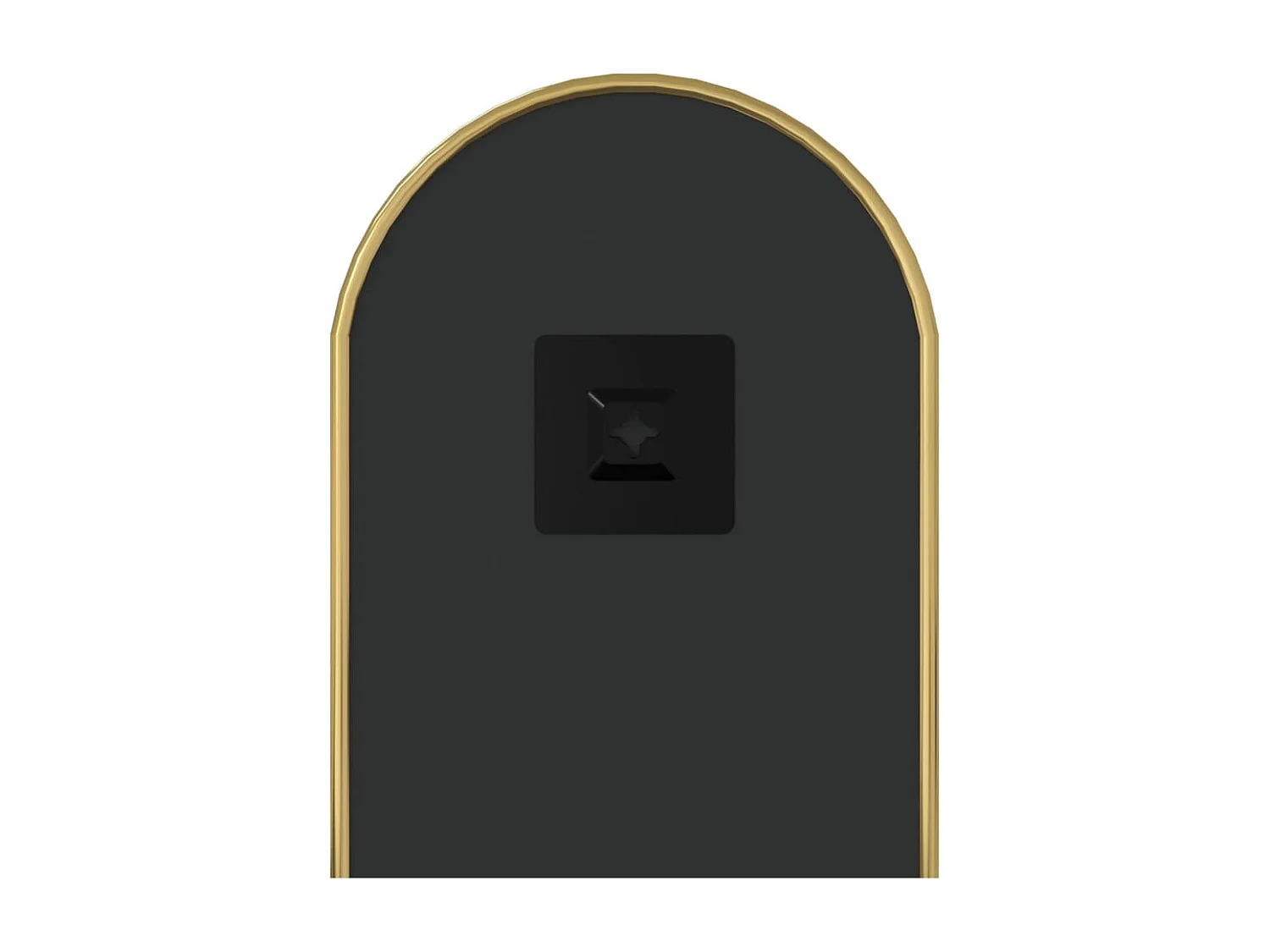 Espelho de parede 60x25 cm oval dourado