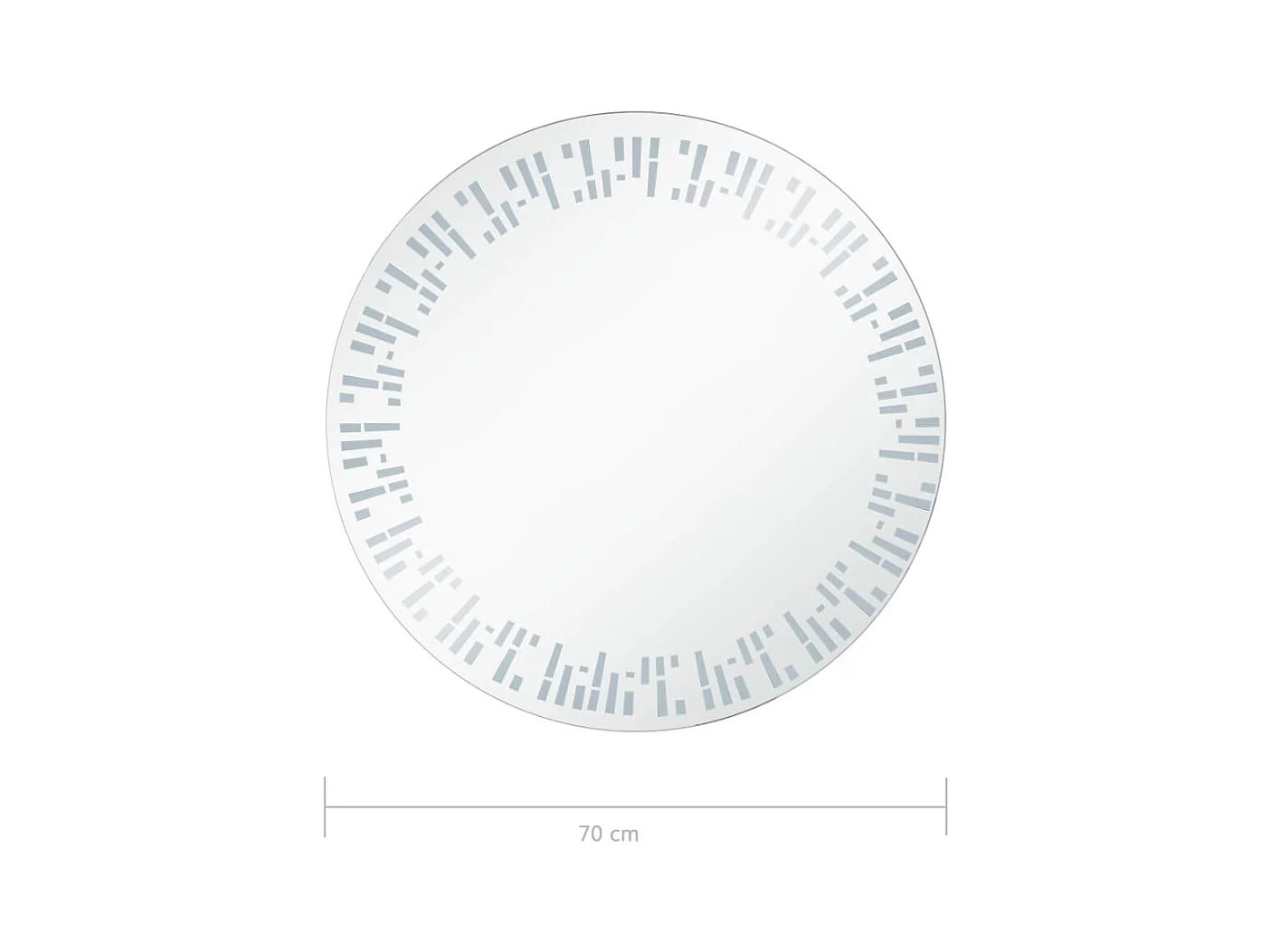 Specchio a LED per Bagno 70 cm