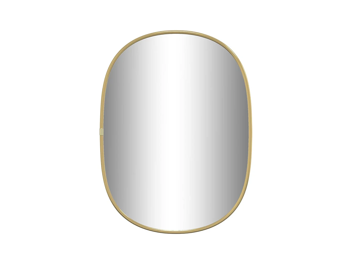 Espejo de pared dorado 40x30 cm