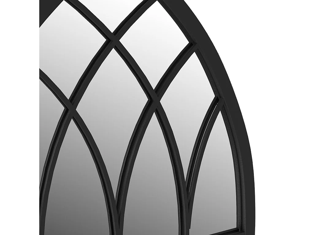 Miroir Noir 70x30 cm Fer pour utilisation à l'intérieur