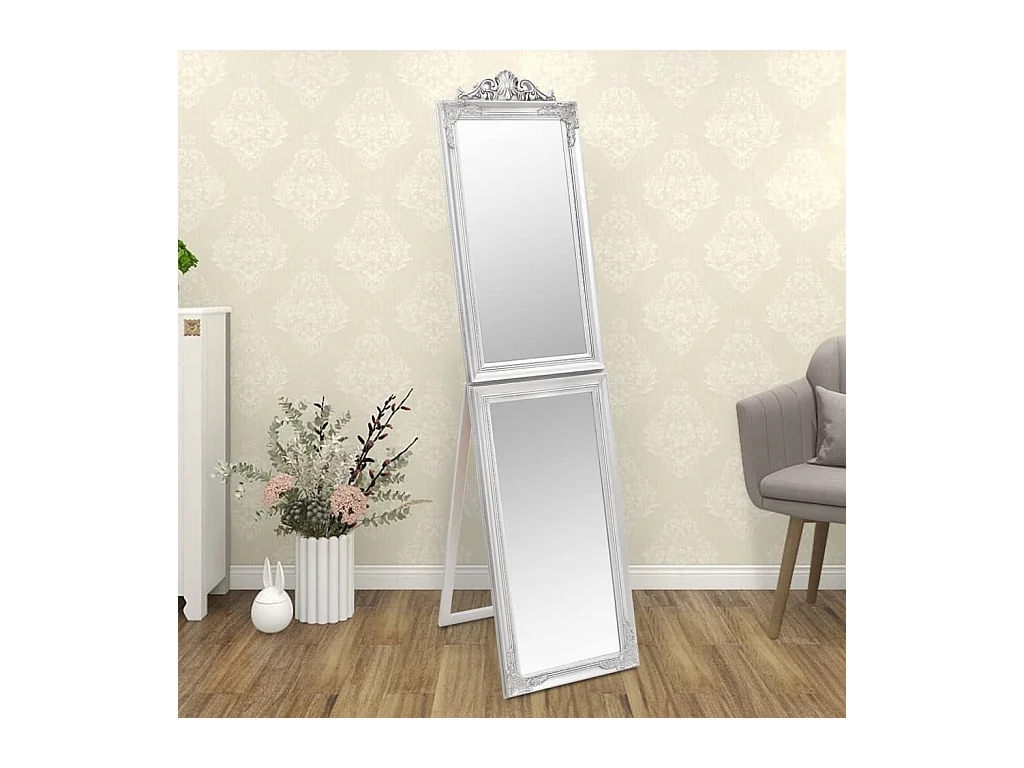 Miroir sur pied Argenté 50x200 cm