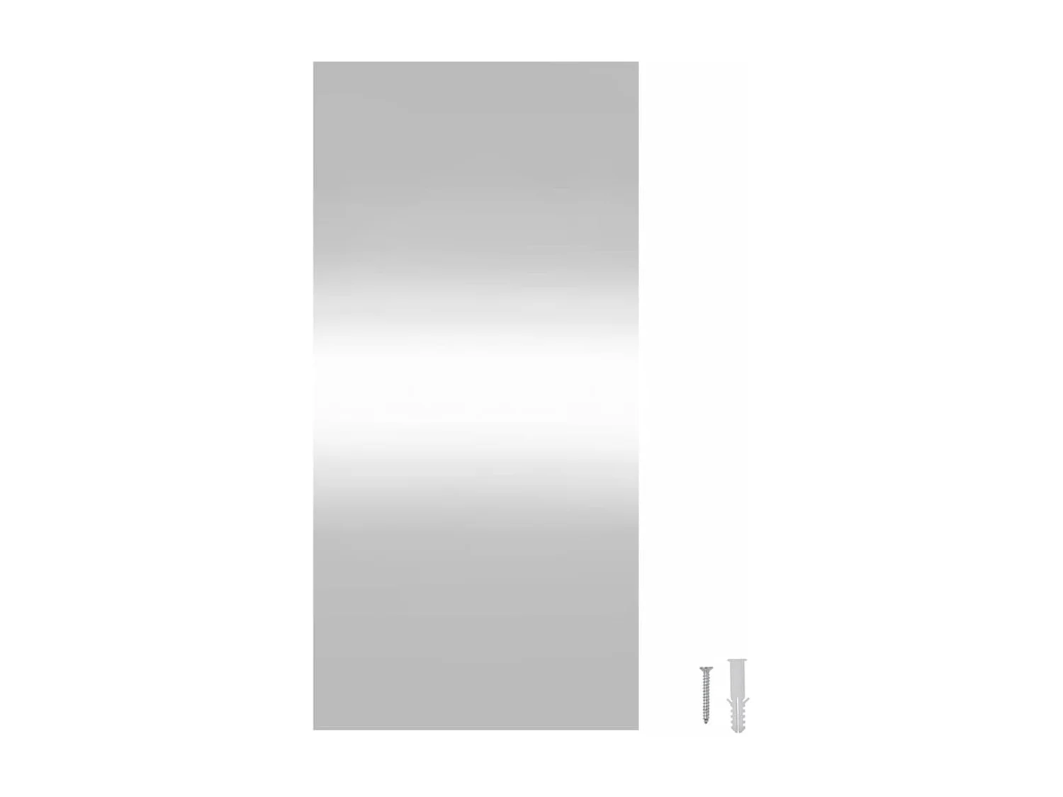 Miroir mural avec lumières LED 30x60 cm verre rectangulaire