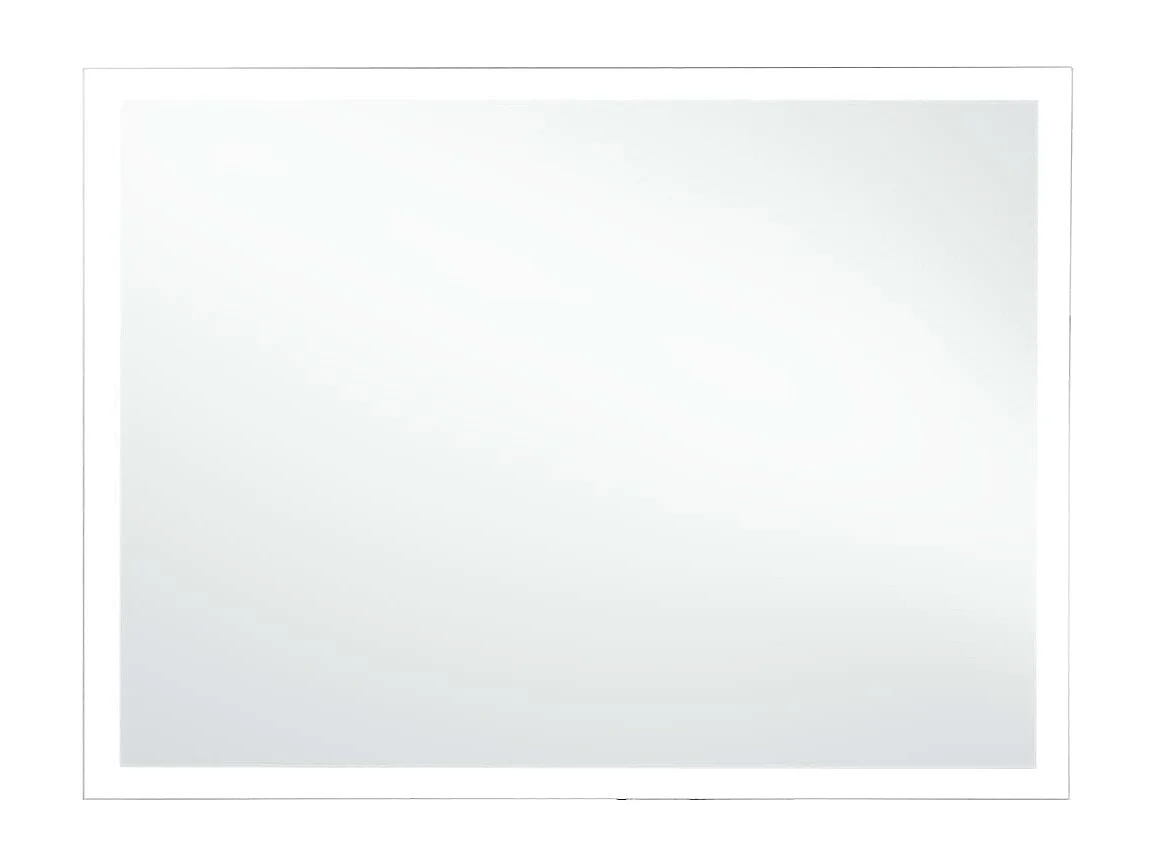 Miroir mural à LED pour salle de bains 100x60 cm