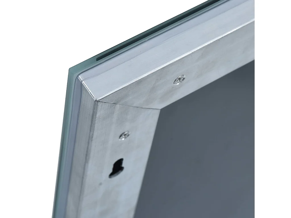 Miroir mural à LED pour salle de bains 100x60 cm