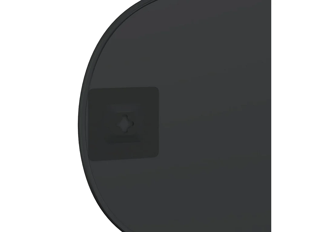 Specchio da Parete Nero 30x25 cm