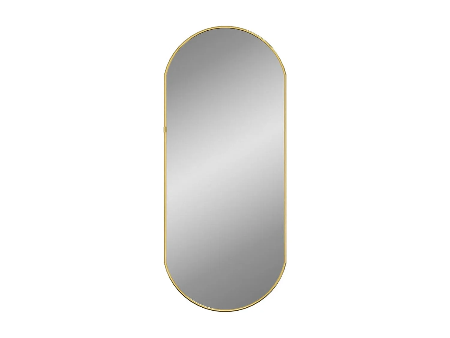 Miroir mural Doré 70x30 cm Ovale