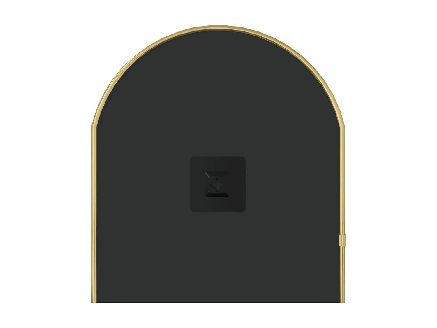 Specchio da Parete Dorato 70x30 cm Ovale