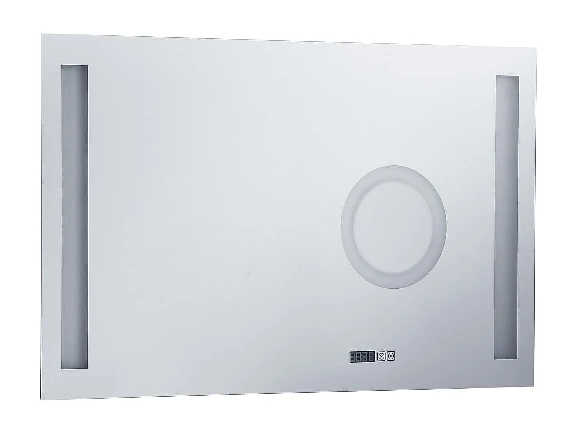 Miroir mural à LED de salle de bain et capteur tactile 100x60cm