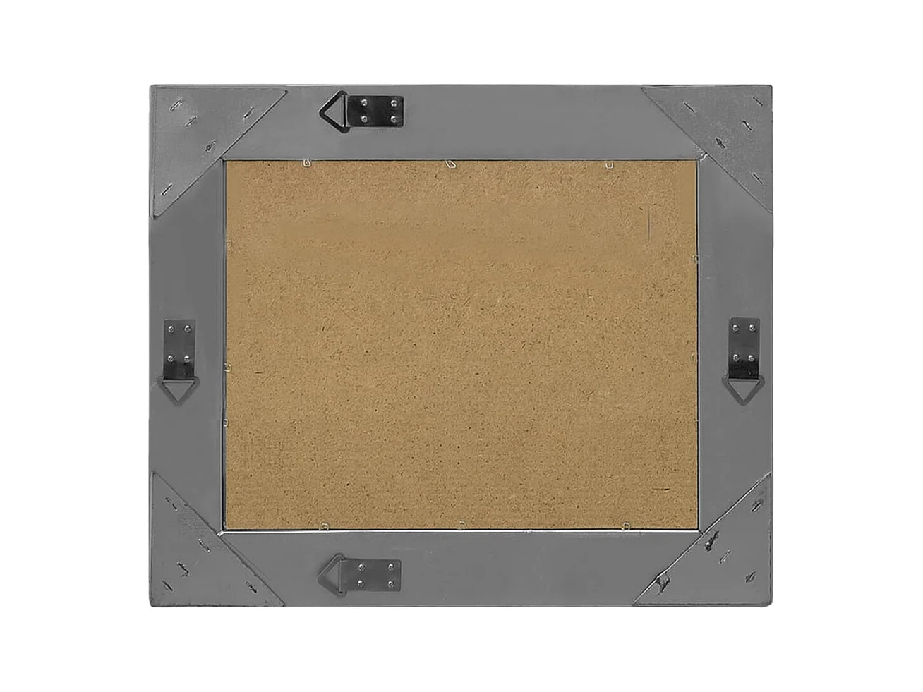 Miroir mural style baroque 50x40 cm noir