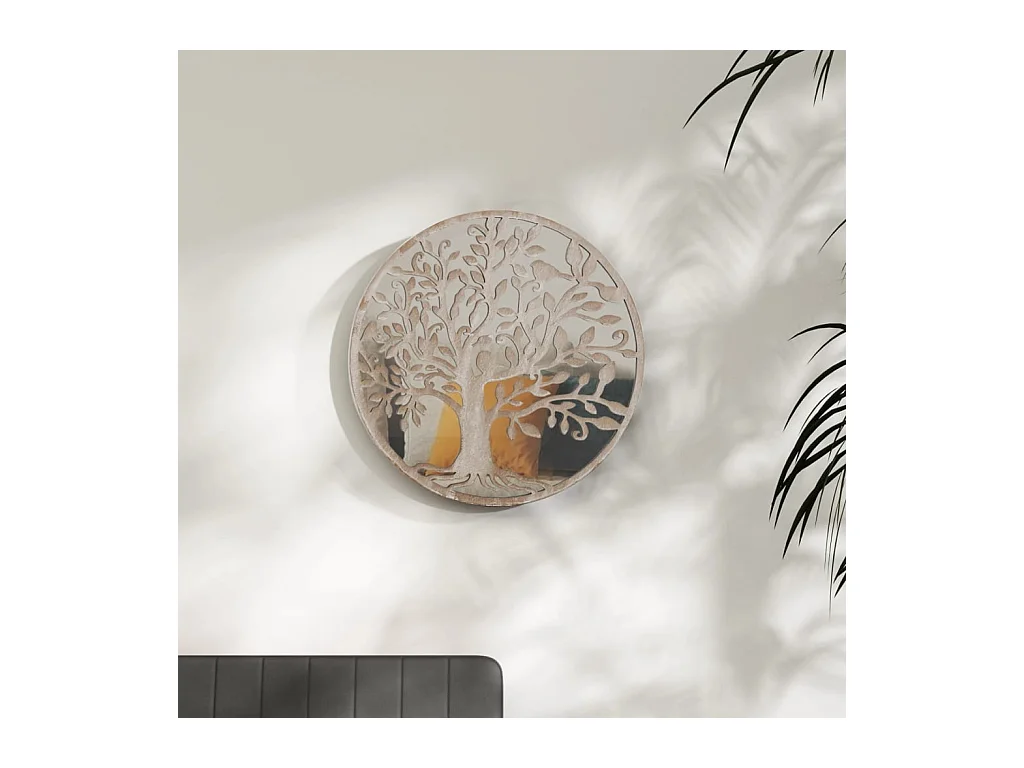 Miroir Sable 60x2,5 cm Fer pour utilisation à l'intérieur