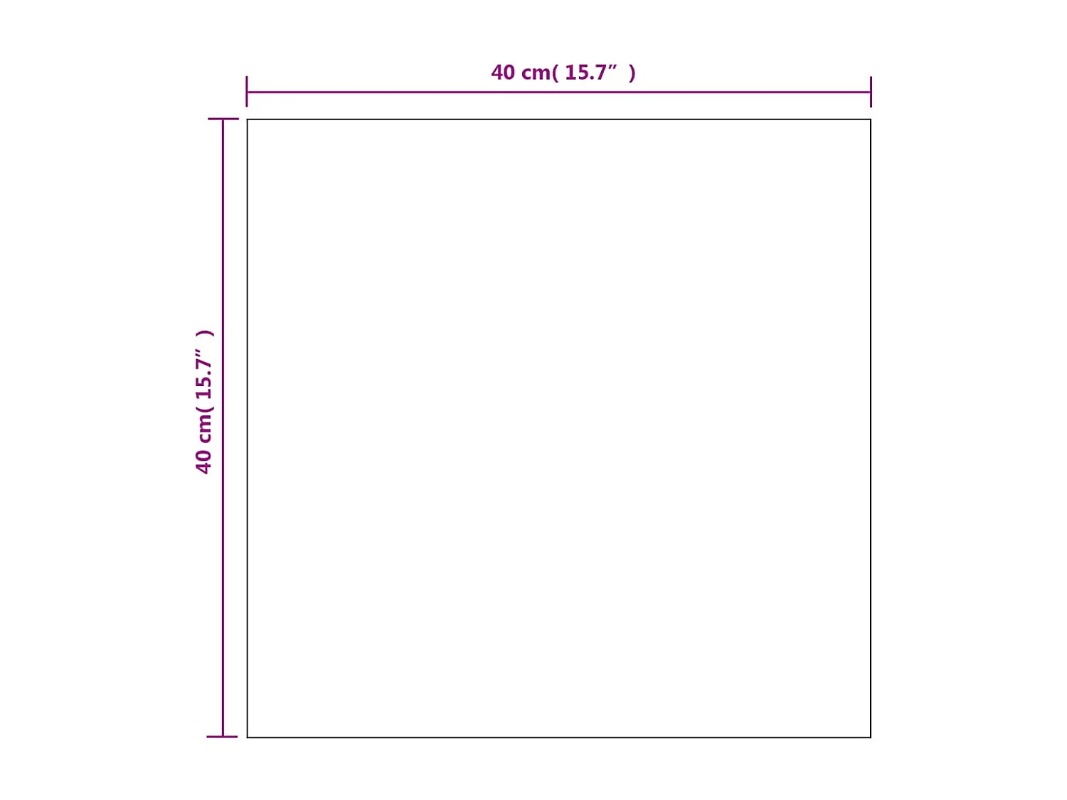 Wandspiegel 2 Stk. 40x40 cm Quadratisch Glas