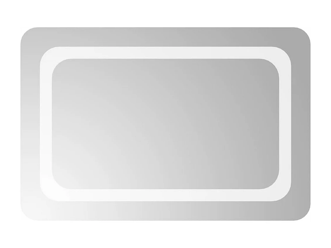 Specchio da Bagno con Luci LED 60x40 cm