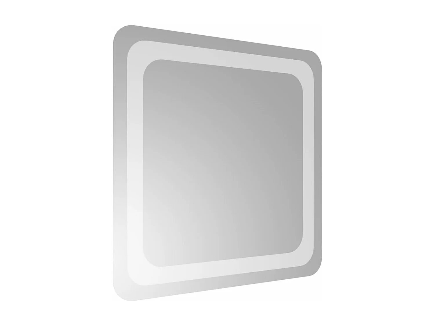 Specchio da Bagno con Luci LED 40x40 cm