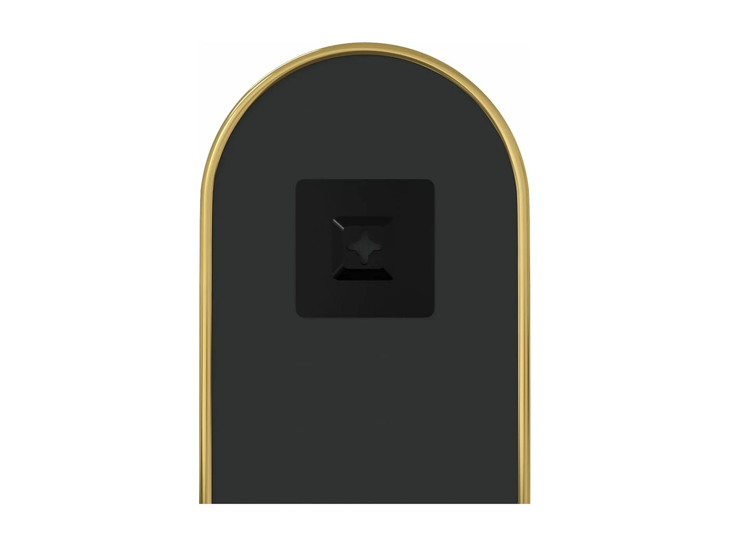 Specchio da Parete Dorato 40x15 cm Ovale