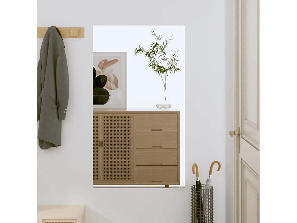 Wandspiegel 50x80 cm Glas Rechteckig
