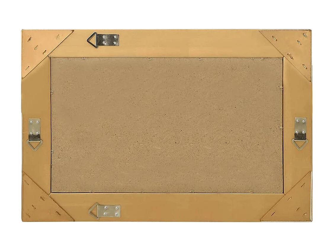 Specchio da Parete Stile Barocco 60x40 cm Oro