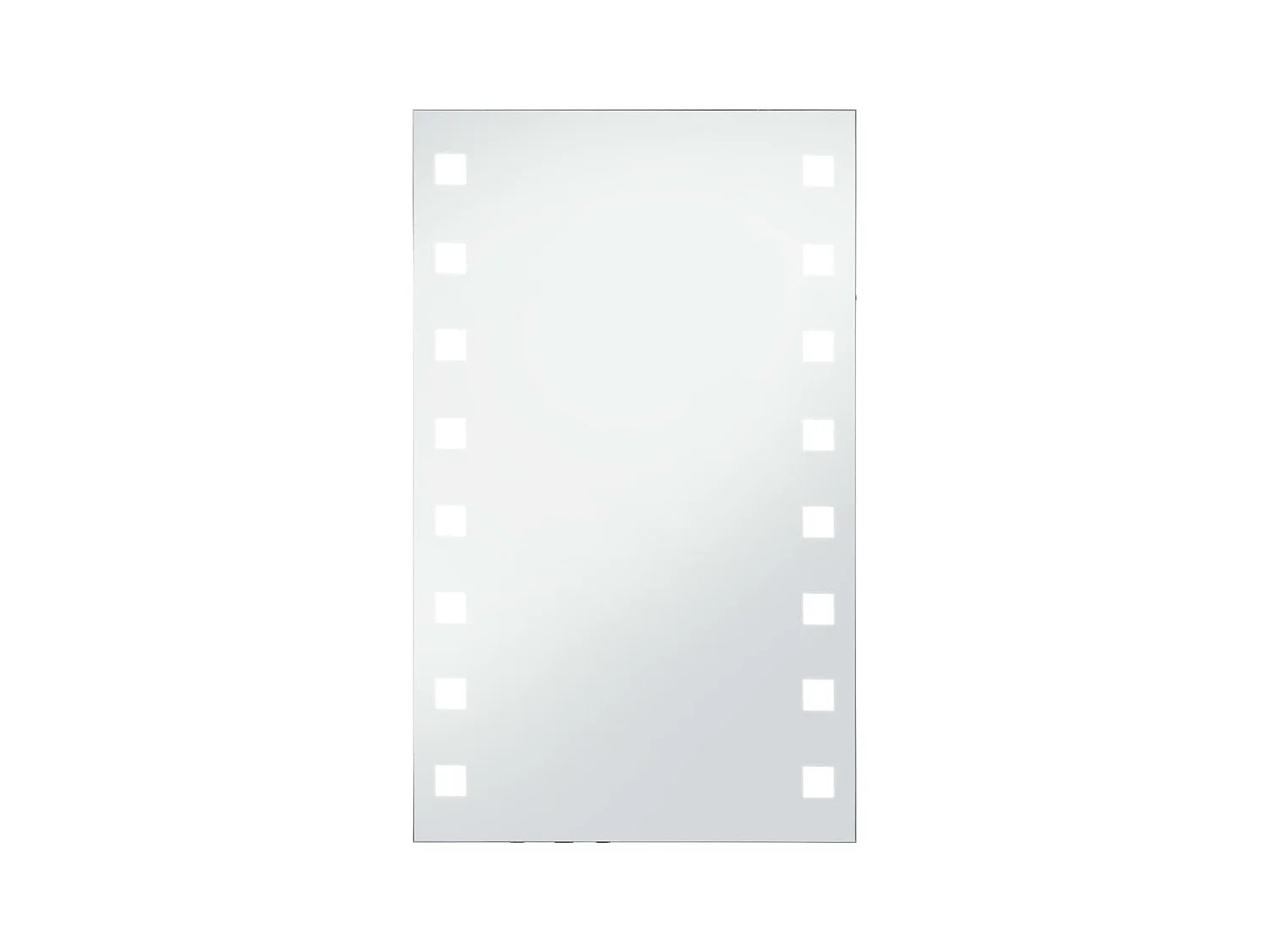 Miroir mural à LED pour salle de bains 60x100 cm