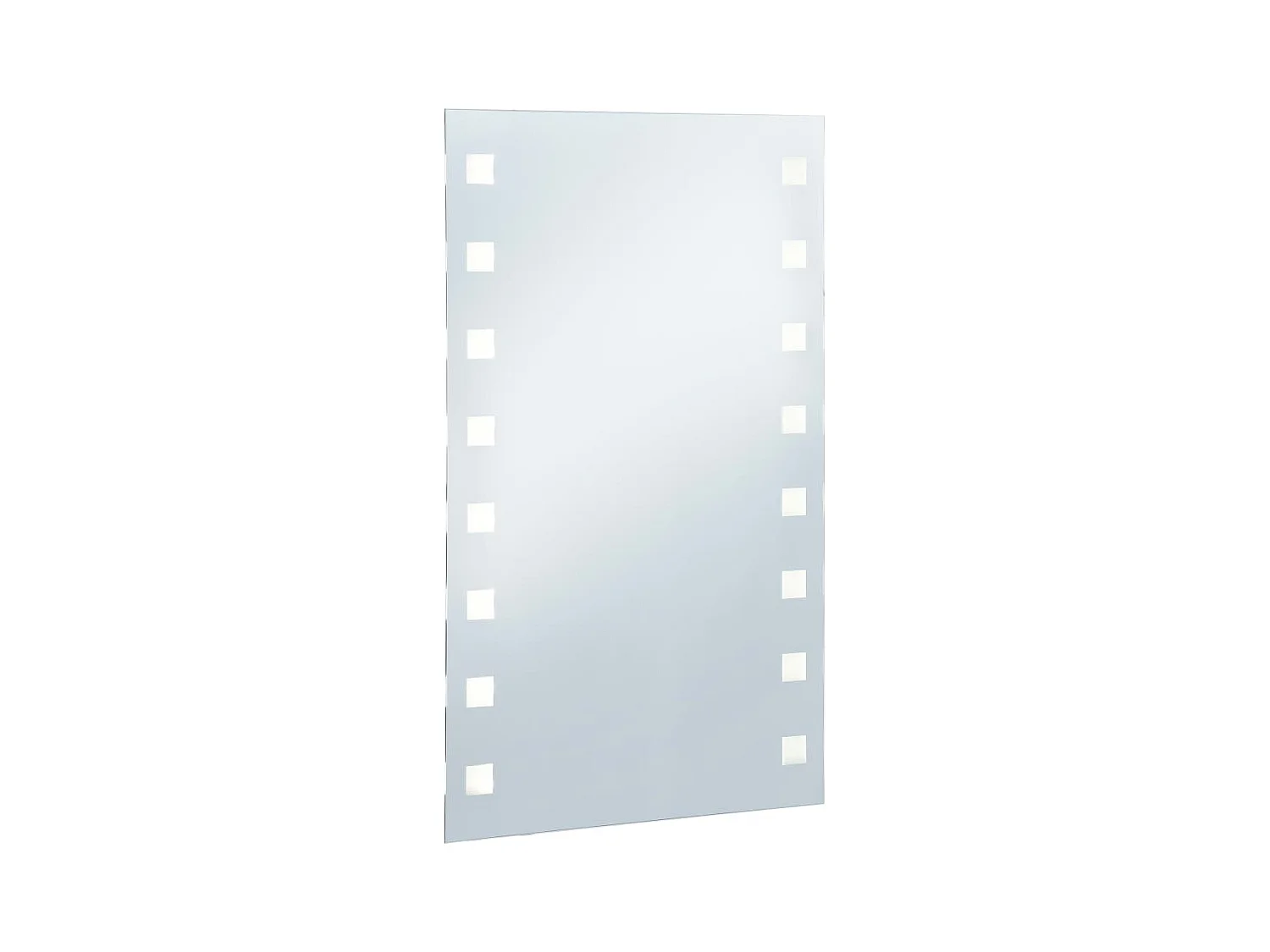 Miroir mural à LED pour salle de bains 60x100 cm