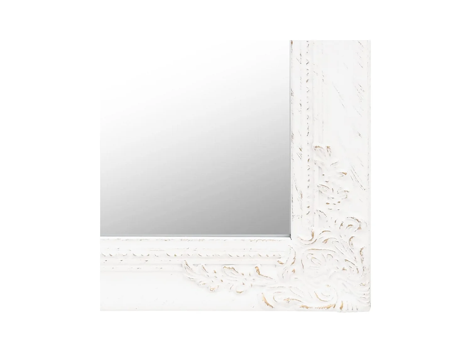 Miroir sur pied Blanc 50x200 cm