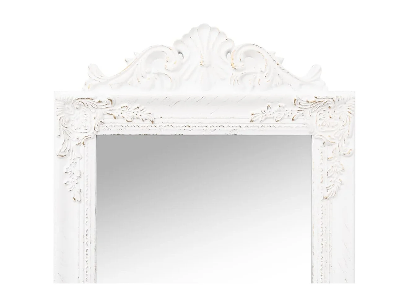 Miroir sur pied Blanc 50x200 cm