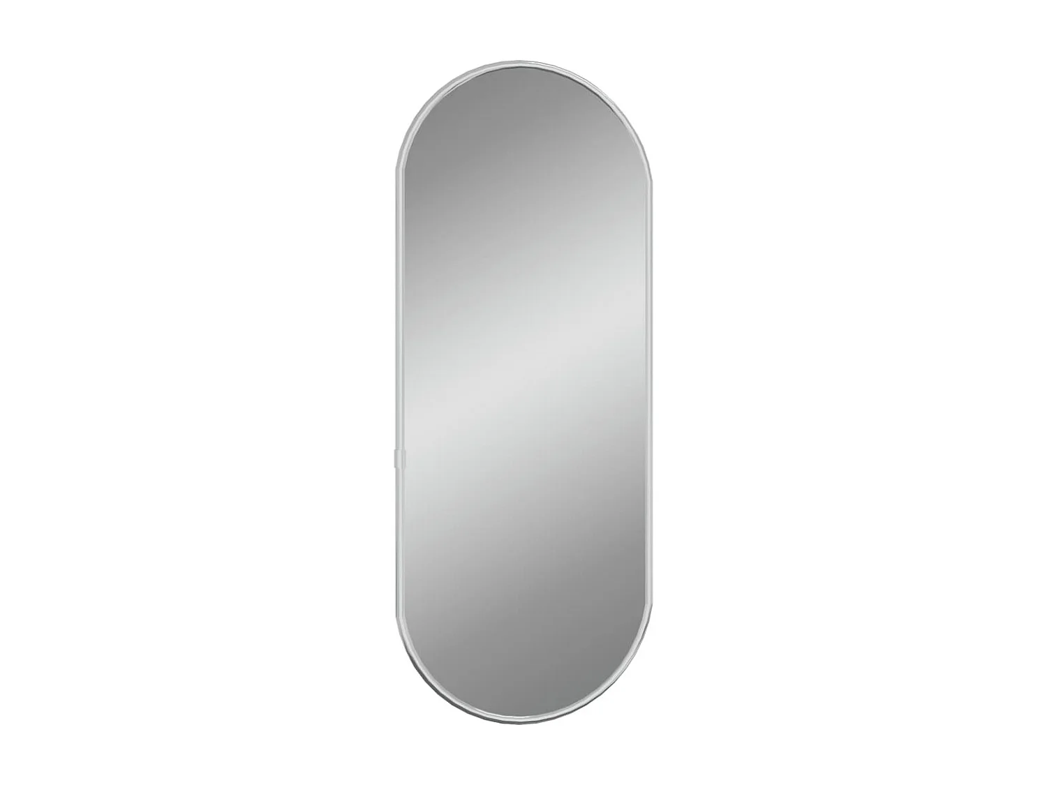Miroir mural Argenté 50x20 cm Ovale