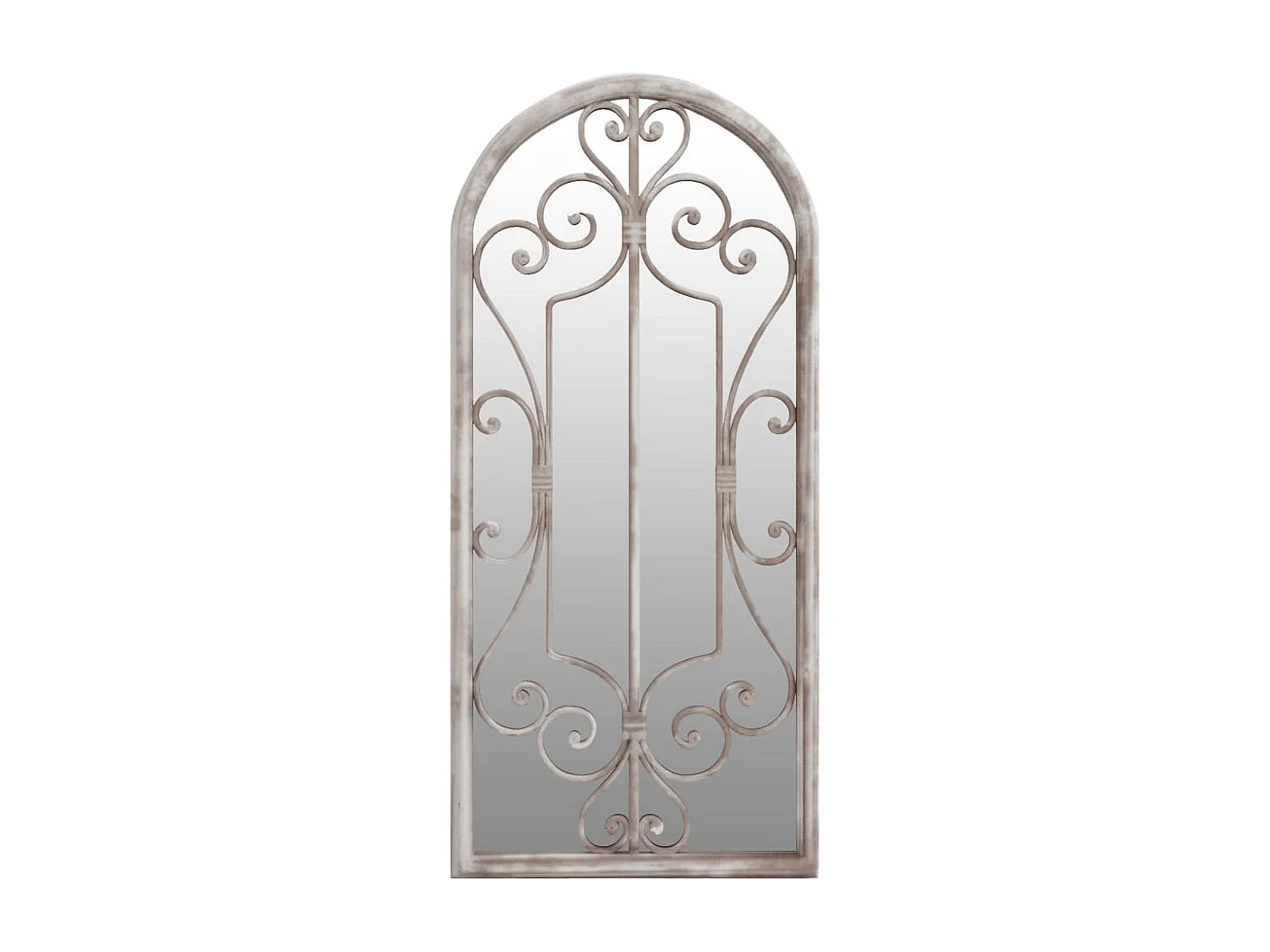 Miroir Sable 100x45 cm Fer pour utilisation à l'intérieur