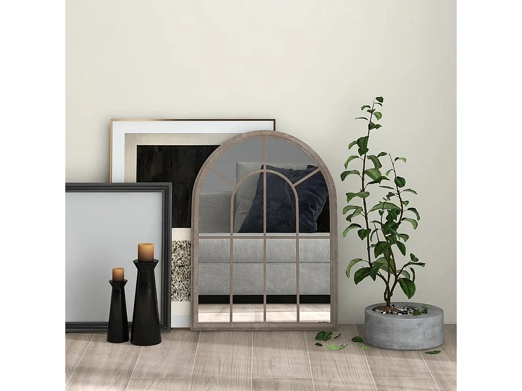 Miroir Sable 60x45 cm Fer pour utilisation à l'intérieur