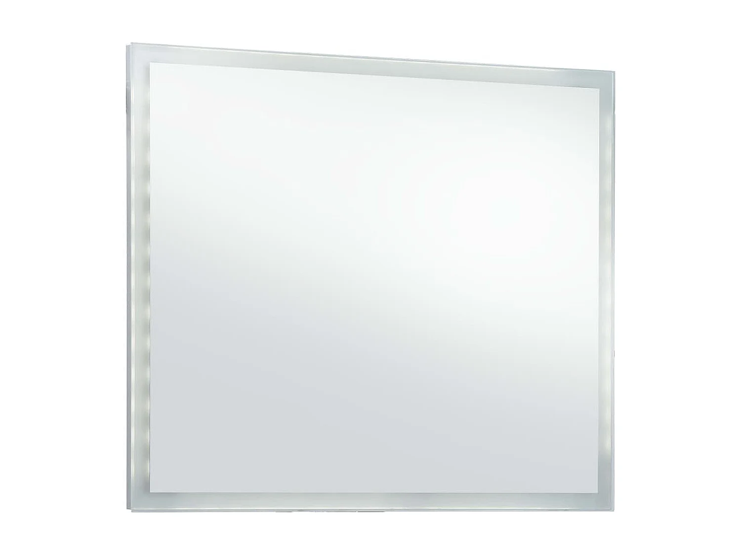 Miroir mural à LED pour salle de bains 80x60 cm