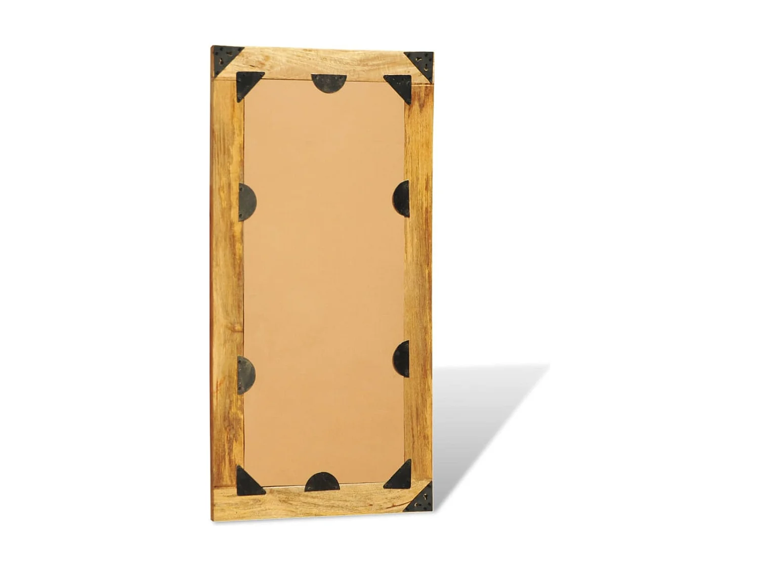 Miroir mural en bois massif Rectangulaire 120 x 60 cm