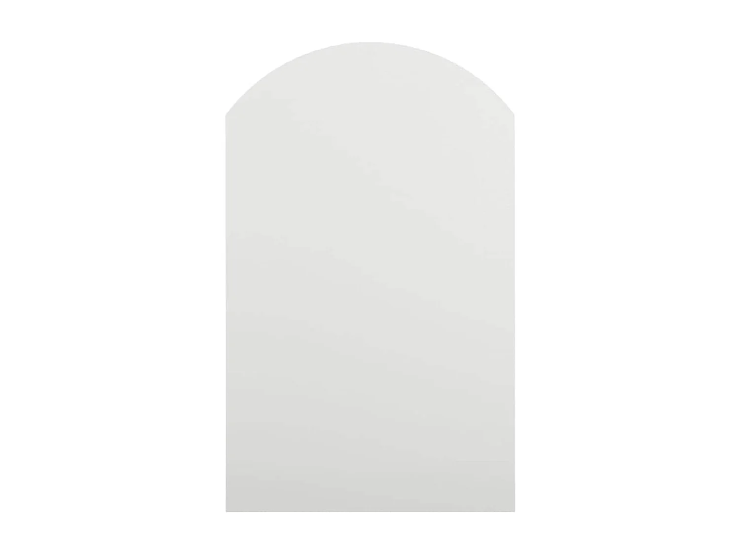 Specchio con Luci LED 60x40 cm Forma ad Arco in Vetro