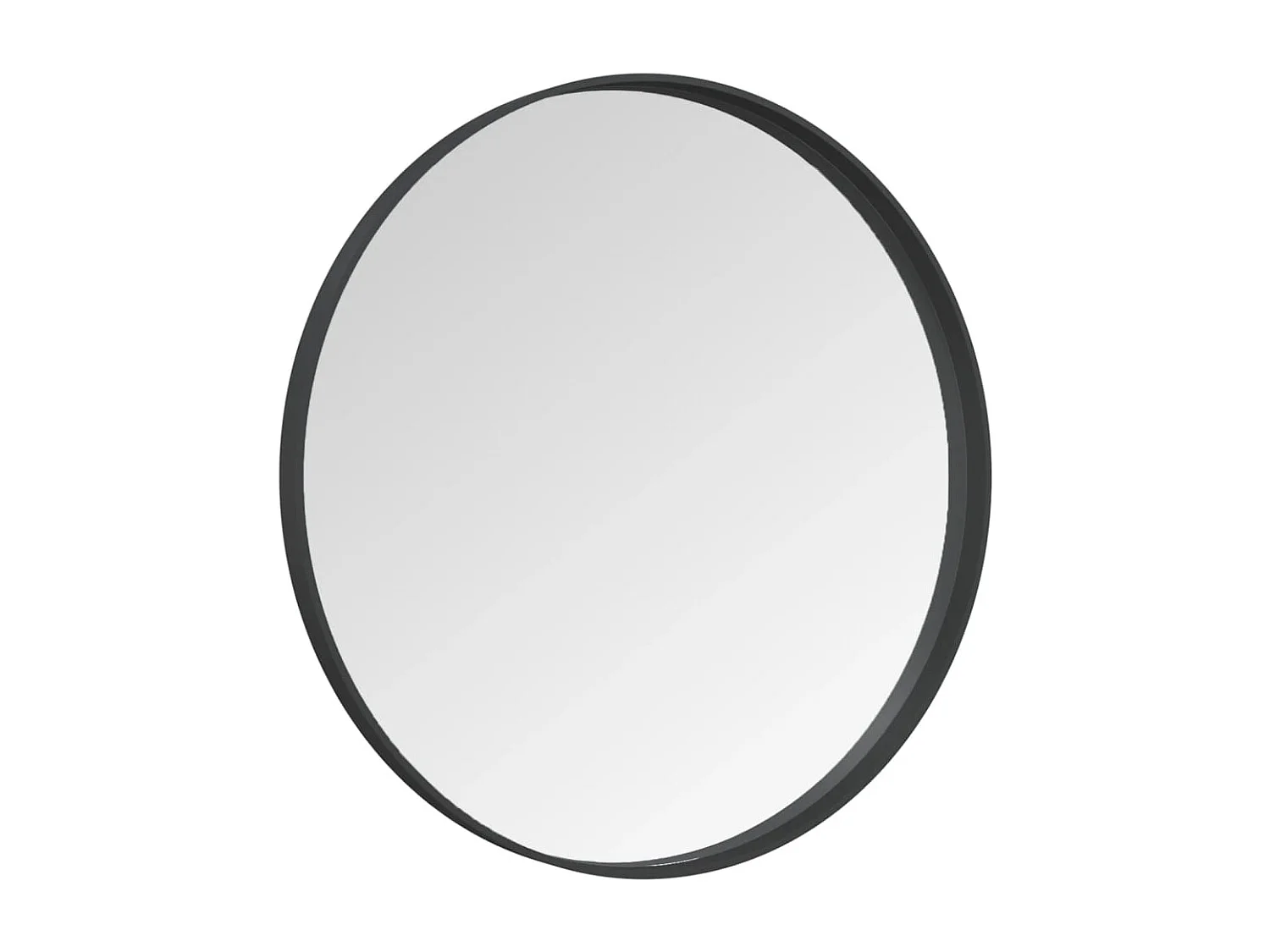 Espelho de parede 60 cm preto